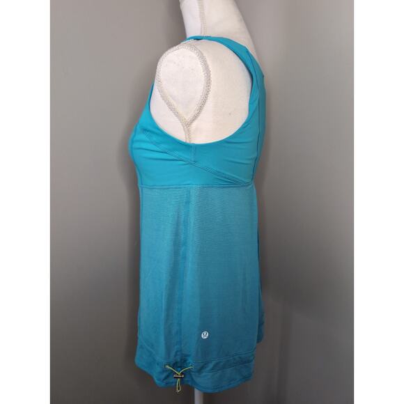 Lululemon Run TaTa tanktop athletic sporty blue tank top - Picture 2 of 7